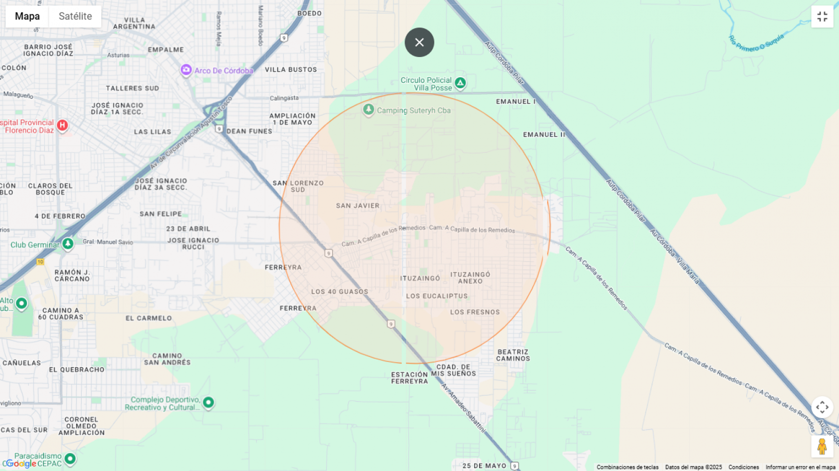 Camino a Capilla  de Los Remedios y Ruta 9 Sur 84.590 m² T/los Servicios Zona Industrial