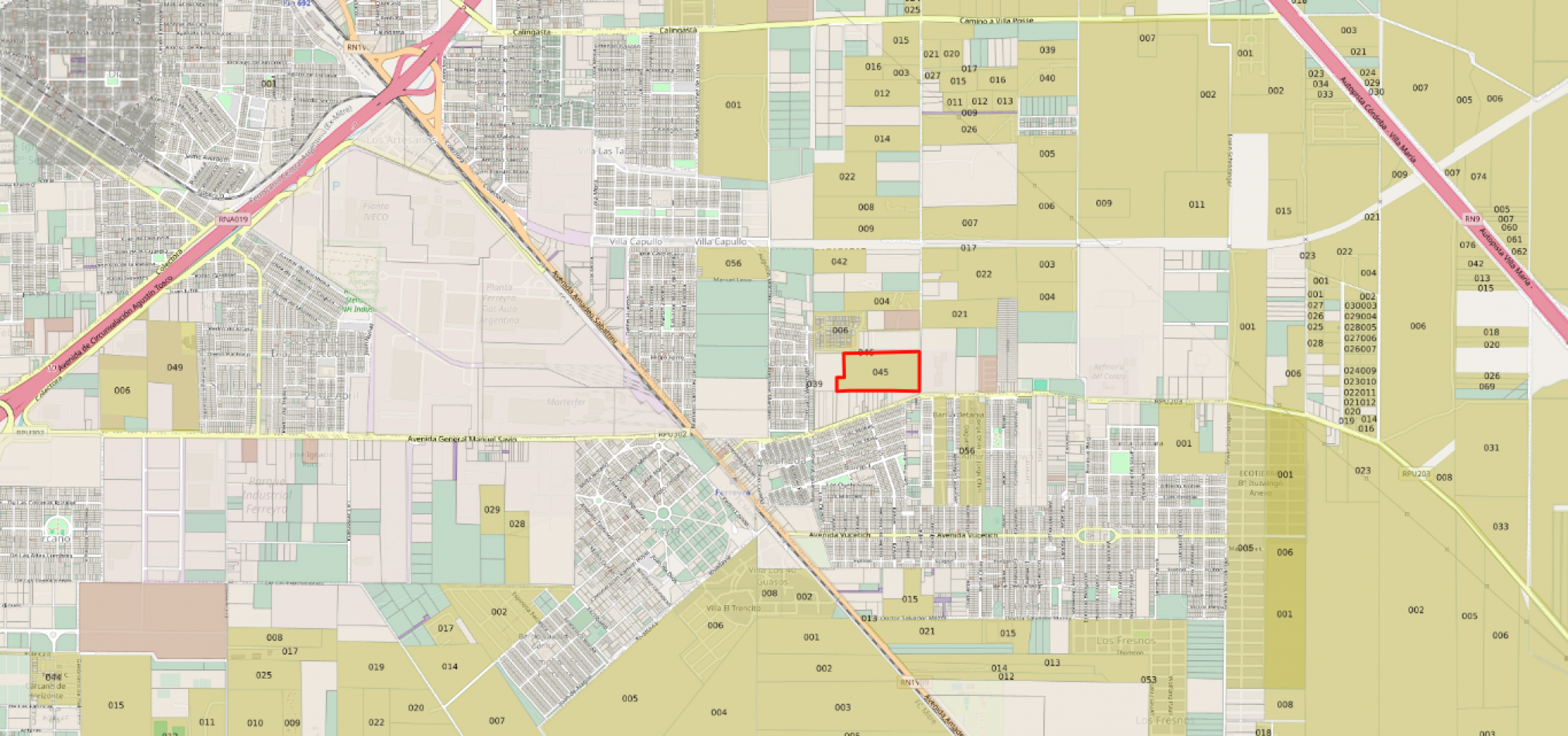 Camino a Capilla  de Los Remedios y Ruta 9 Sur 84.590 m² T/los Servicios Zona Industrial